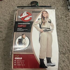 Spirit Ghostbusters Jumpsuit Costume - Beige and Black